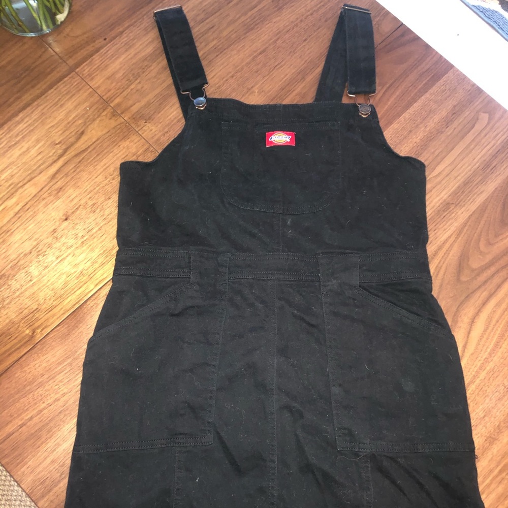 Dickies Black Overall Mini Dress